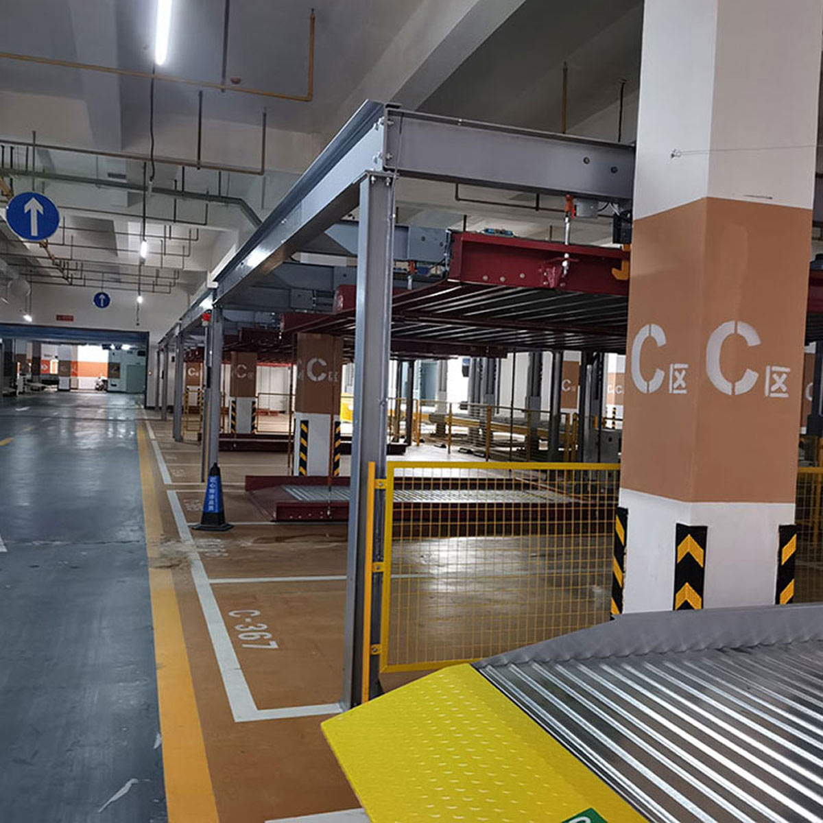 正寧升降橫移停車設備拆除